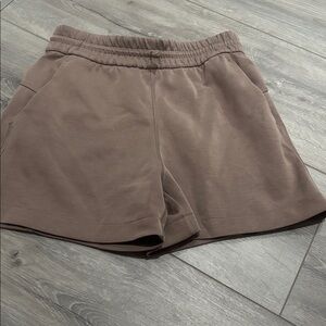 Brown Casual Shorts and top